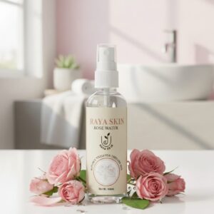 raya skin pure natural rose water, steam distilled, alcohol free, paraben free, hydrating facial toner for all skin types, 100 ml (pack of 1)